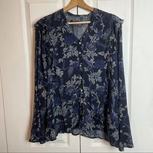 Bell Sleeved Blouse